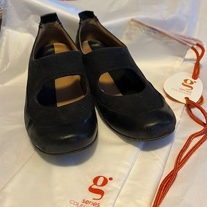 Cole Haan G Series Black Flats